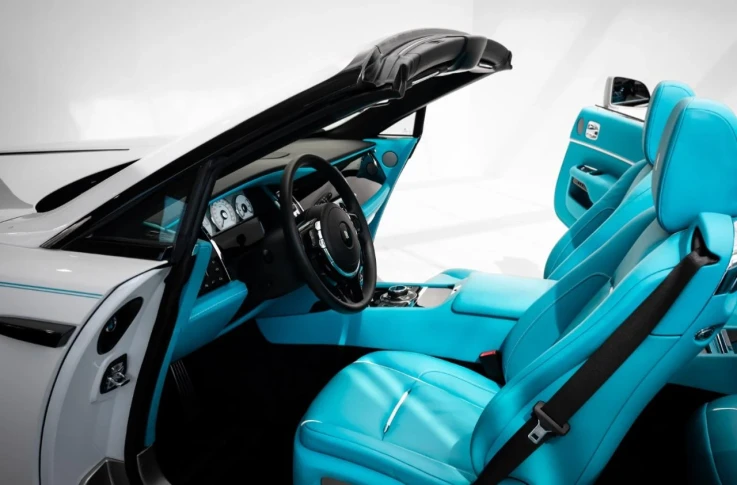 Rolls Royce Dawn 2022 WHITE RENTAL IN DUBAI - undefined